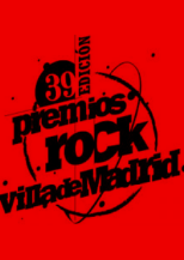 Cartel XLIII edición Premios Rock Villa de Madrid